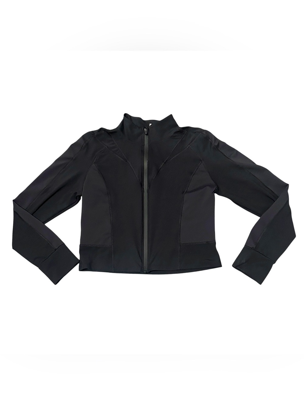 NWOT Yogalicious Lux Ascension Full Zip Jacket Black XL
